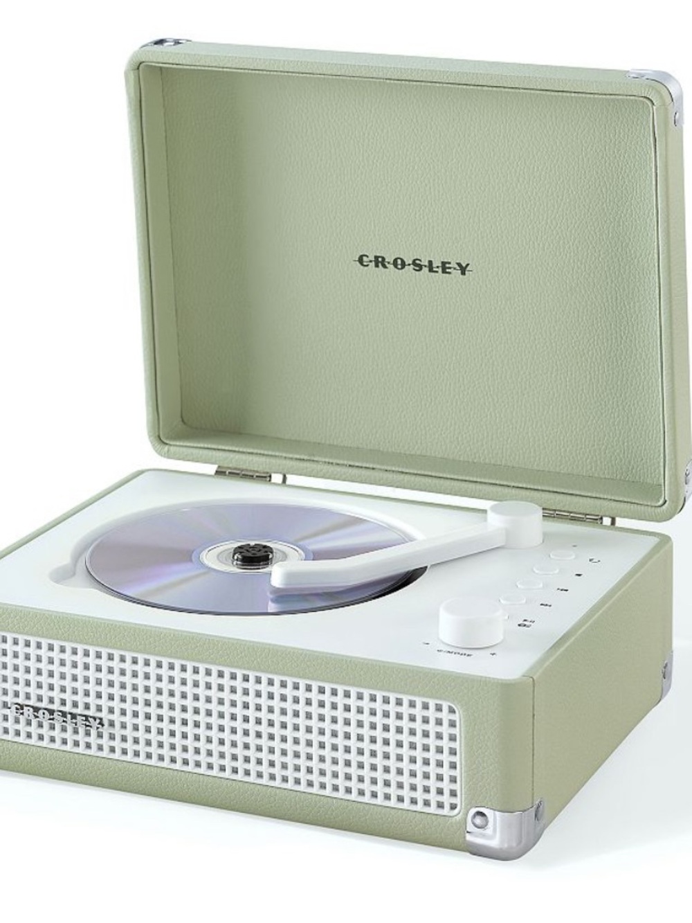 Crosley Portable CD Player in Sage Green